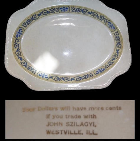 John Szilagyi Advertising Plate